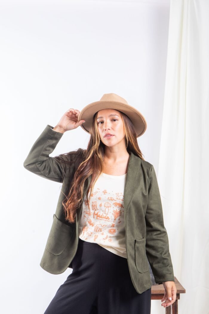 Blazer de Gamuza