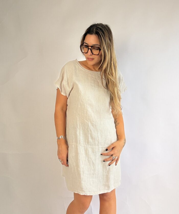 Vestido Frente Lino