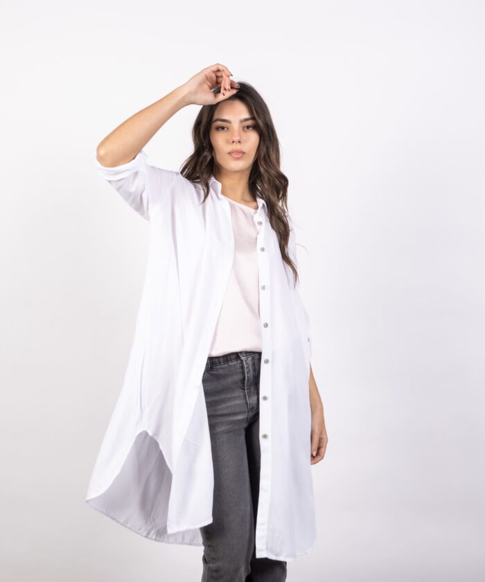 Camisa Larga Viscosa